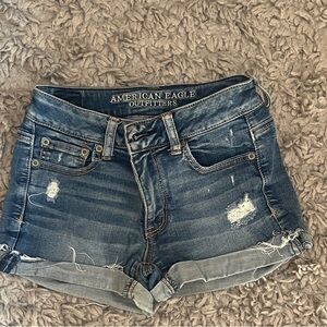 American Eagle Outfitters Classic Blue Denim Shorts